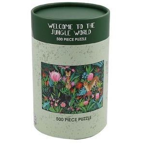Welcome To The Jungle World - 500pc Puzzle to Poster